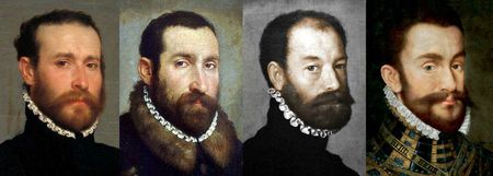 Portraits italiens vers 1560 à 1565