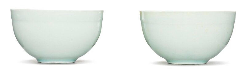 A pair of 'Qingbai' cups, Song Dynasty