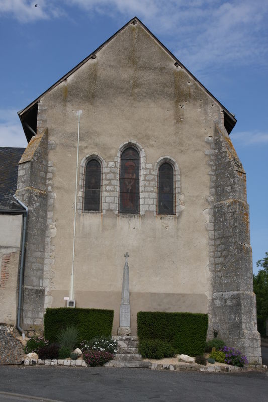 Chevet de l'église de Saint-Martin-sur-Ocre