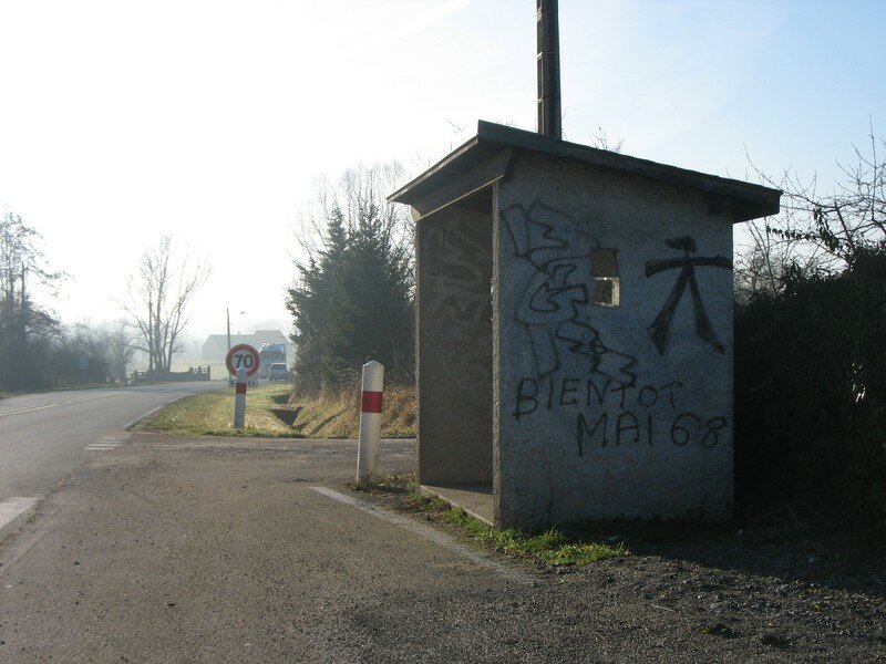 Un abris de bus en Allier (03)