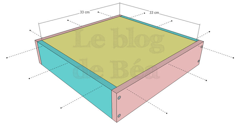 DIY calendrier de l'Avent en planches de palette