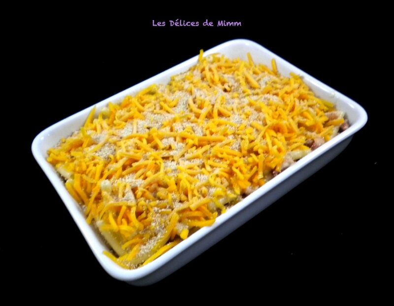 Mac and cheese aux lardons