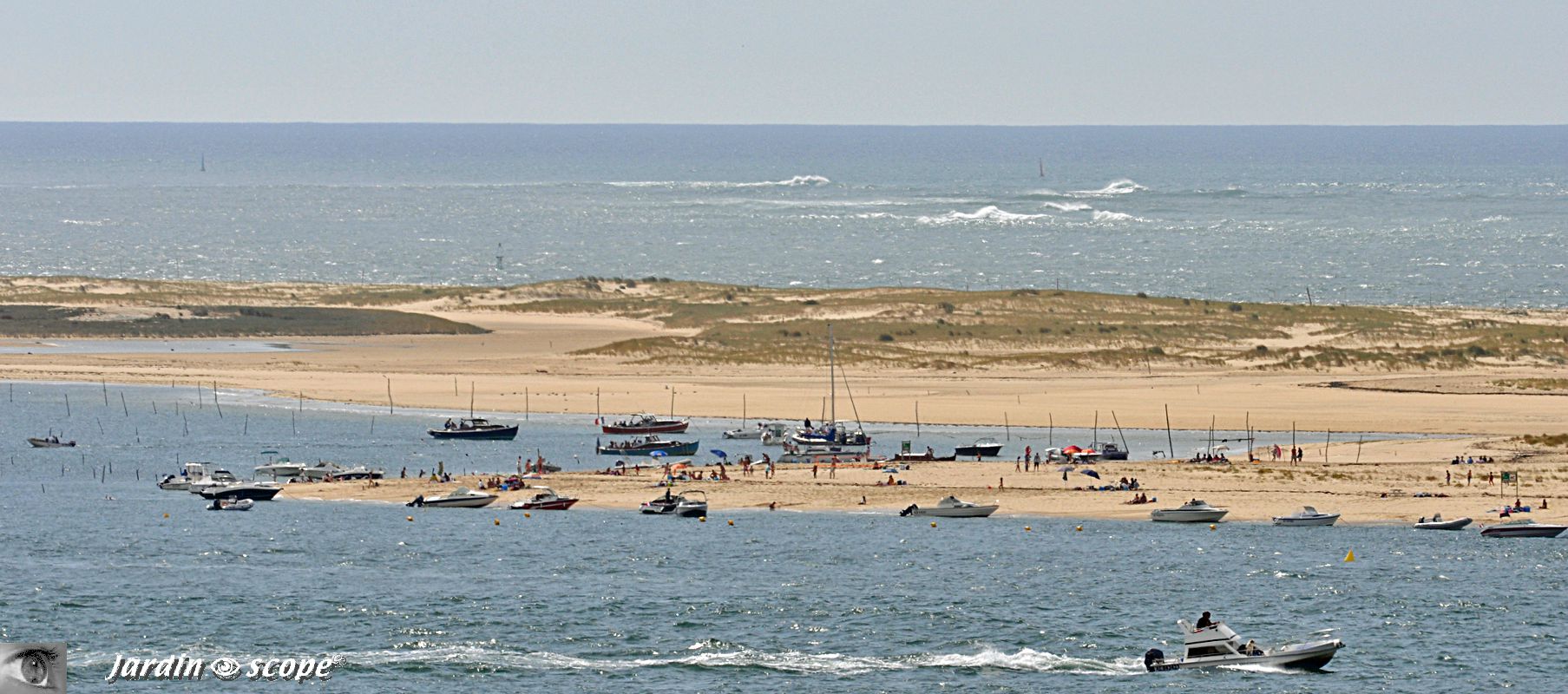 Le Banc d'Arguin vue depuis 
