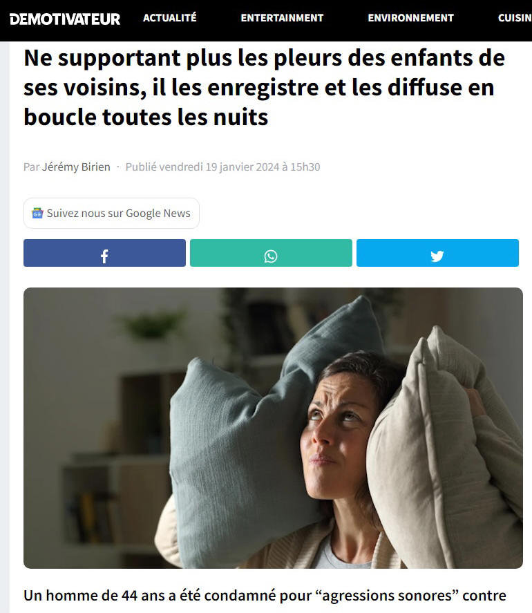 Bonne nuit les petits voisins