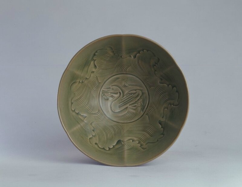 A Yaozhou carved 'Duck' bowl, Song dynasty, high 7