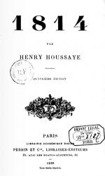 Henri Houssayre 1814