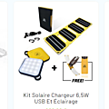 ASE Energy : le kit solaire nomade avec <b>éclairage</b> gère l’autonomie