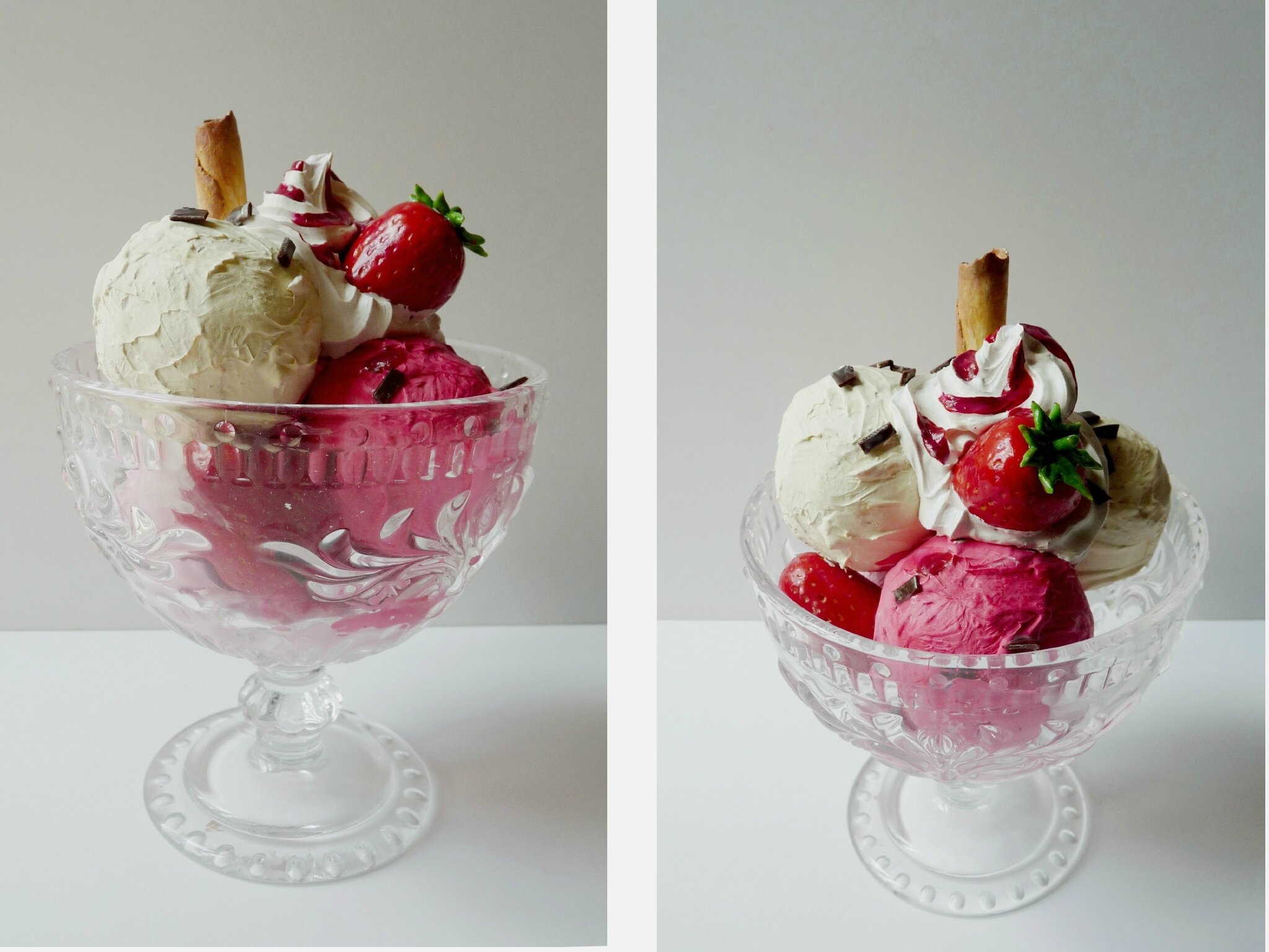 Coupe de glaces fruits rouges