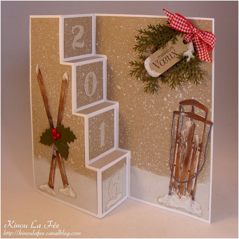 Carte Inside Step Winter Wishes 1