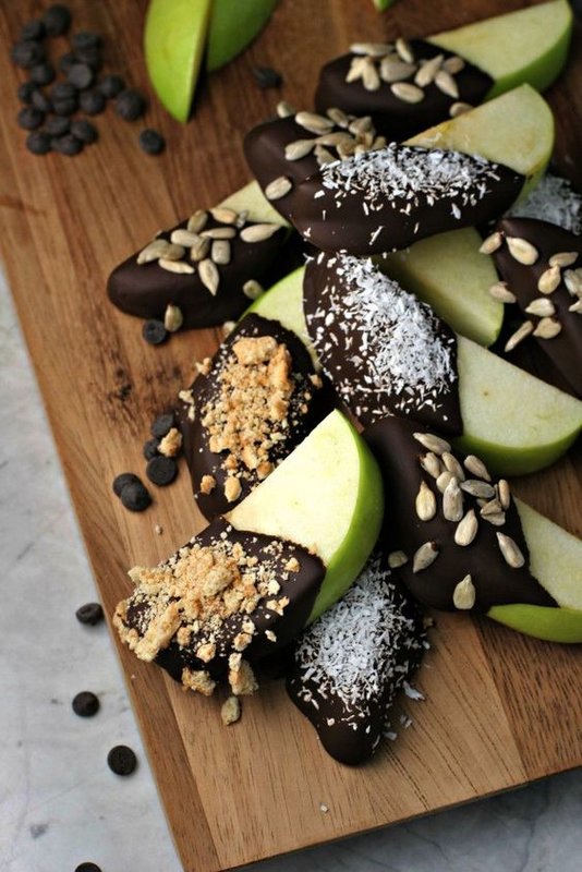 fruit_chocolat_pomme_verte