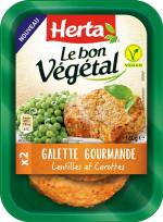 GALETTE GOURMANDE LENTILLES CAROTTES_LE BON VEGETAL_HERTA