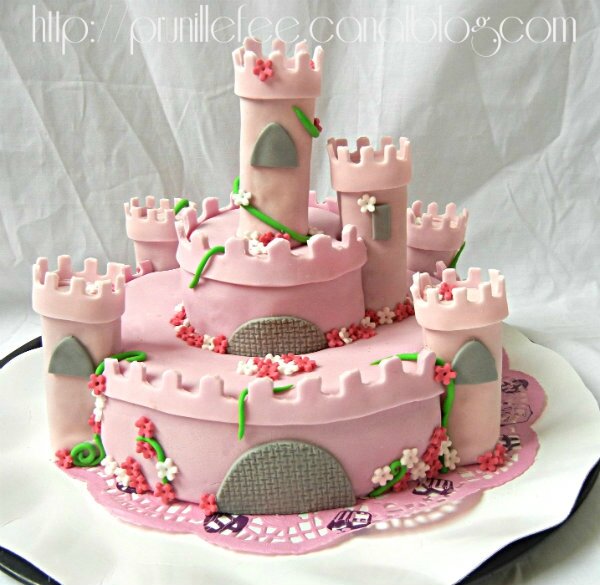 gateau chateau de princesse