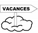 pancarte VACANCES