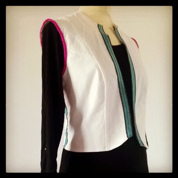 Customiser-une-blouse-en-boléro