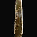 A large archaic jade <b>ceremonial</b> <b>blade</b>, ge, Shang – Zhou dynasty