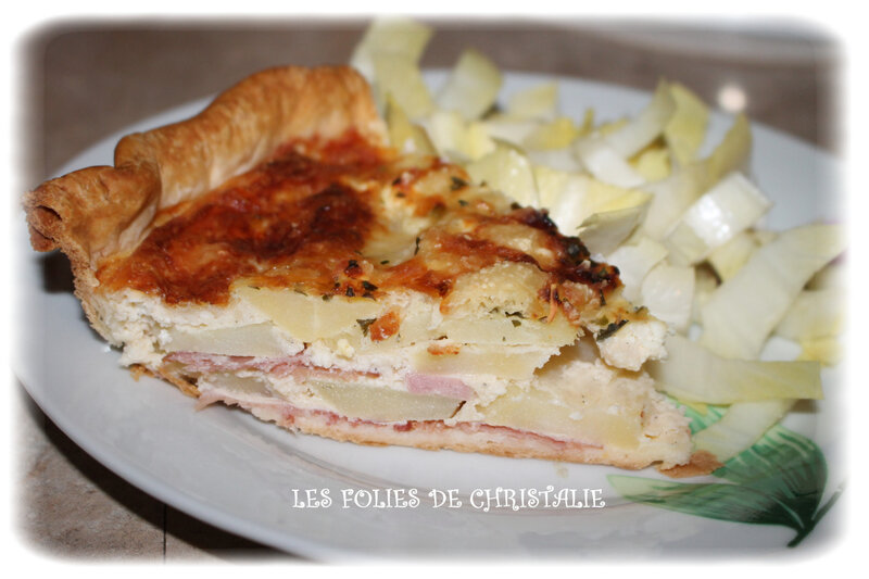 Quiche bacon féta pdt 7