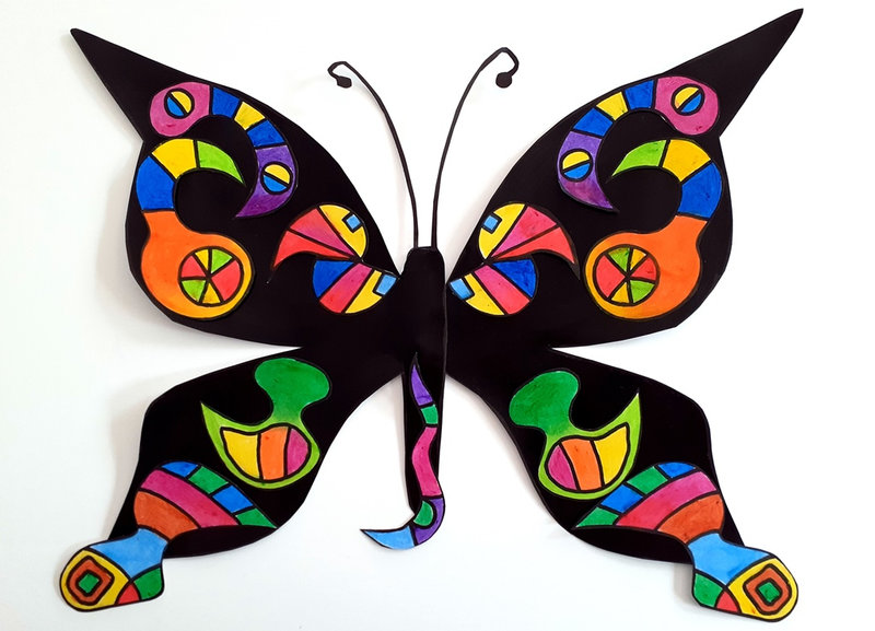 432-Fleurs Printemps - Papillon Kandinsky (44)