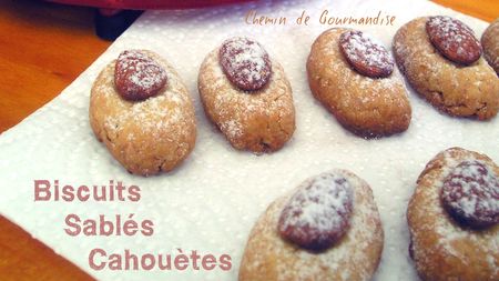 Biscuits sablés cahouètes