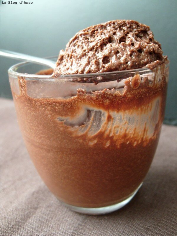 Mousse au chocolat au gingembre