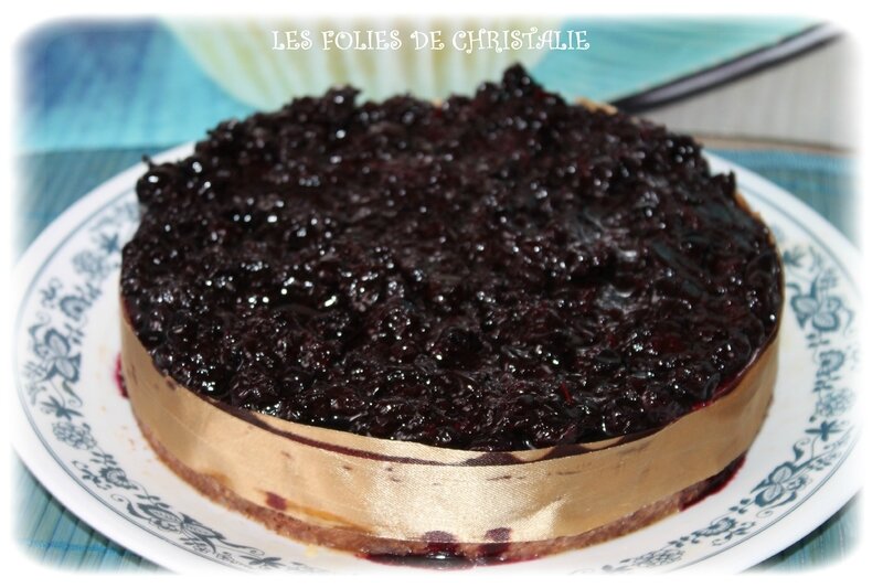 Cheesecake au cassis 2