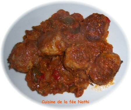 Boulettes de veau à la ratatouille recettes plats Délicieuses et light: Les boulettes de veau