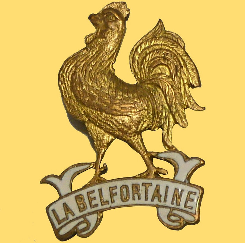 Belfort Insigne 1901 après La Belfortaine