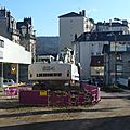 Travaux du tram place Flore et <b>avenue</b> <b>Carnot</b>....