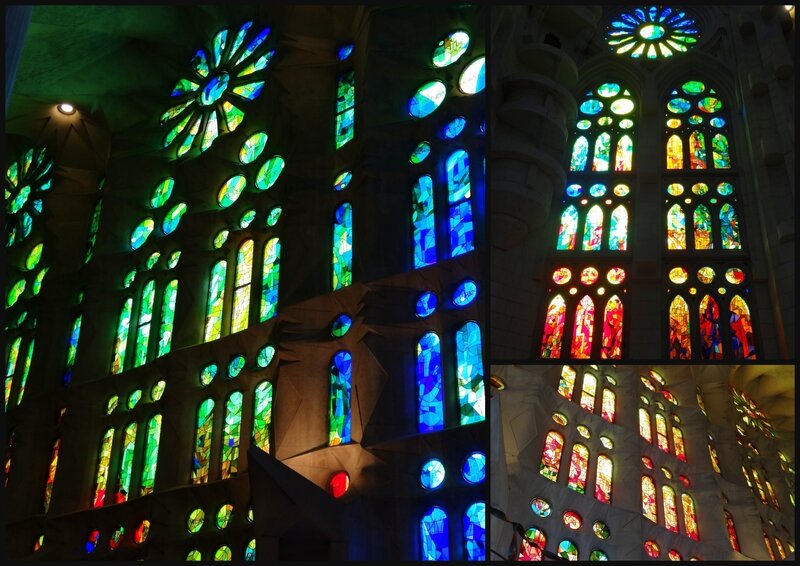 La Sagrada Familia - ses vitraux