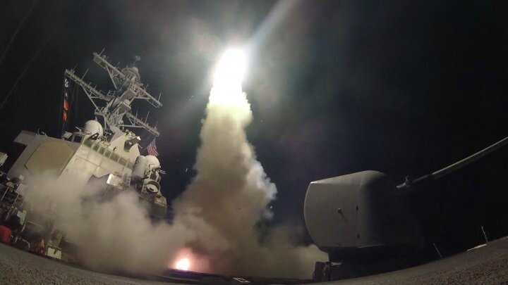 Strikes on Syria 2 - Tomahal launch