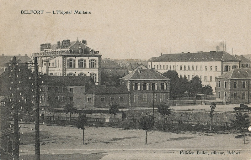 CPA Belfort Hôpital militaire 1903-05