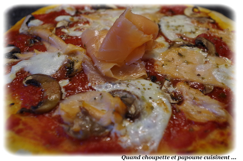 pizza maison au saumon fumé-7523