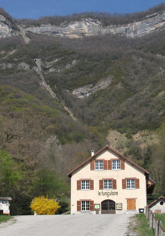 Montfort - Gare de départ du Funiculaire de Saint-Hilaire-du-Touvet (Isère)