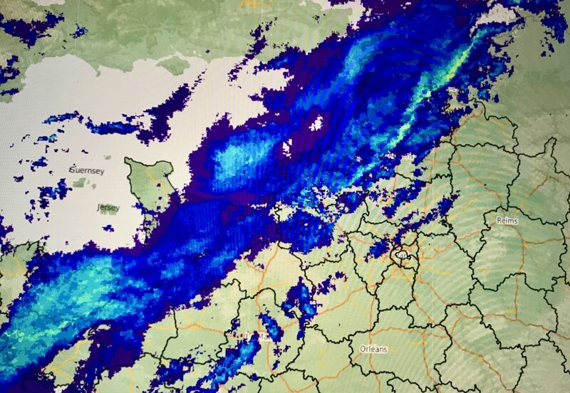 HIRSON 31 DÉCEMBRE midi radar météo