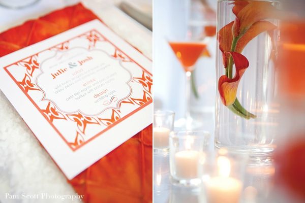 white-orange-modern-retro-wedding-menu