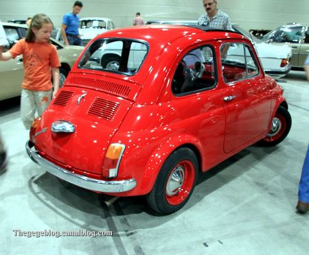 Fiat 500 découvrable de 1968 (RegioMotoClassica 2011) 02