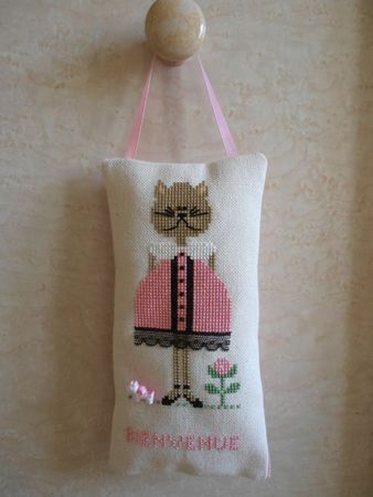 broderie chat