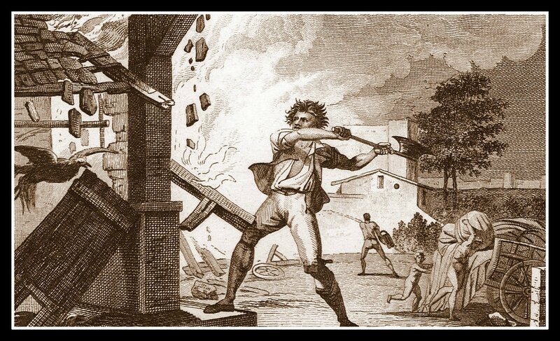 gravure 1825 Pierre Bazile