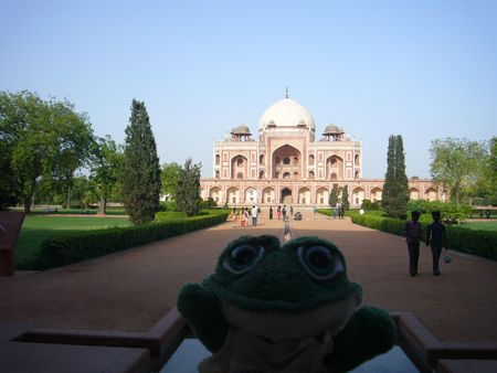 Photo de brOOky devant le Tombeau d'Humayun à New Delhi en Inde