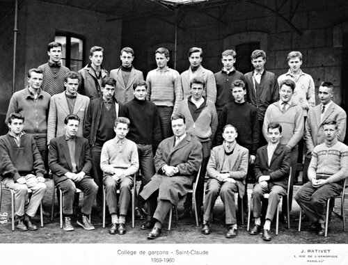 Photo classe roger collège 1959-1960