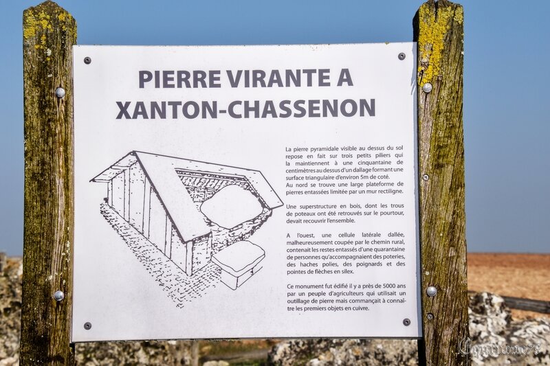 Bas Poitou Monument mégalithique de Pierre-Virante à Xanton-Chassenon (5)