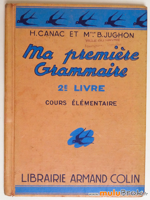 Livre-MA-PREMIERE-GRAMMAIRE-Colin-1-muluBrok-Vintage