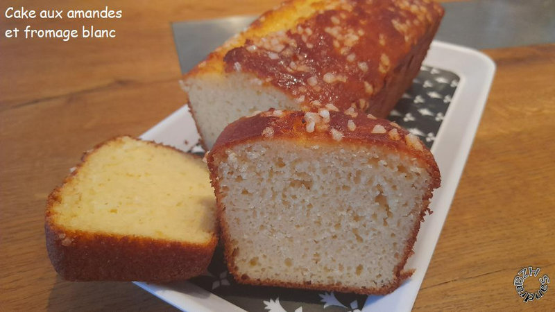 Cake aux amandes et fromage blanc Couv