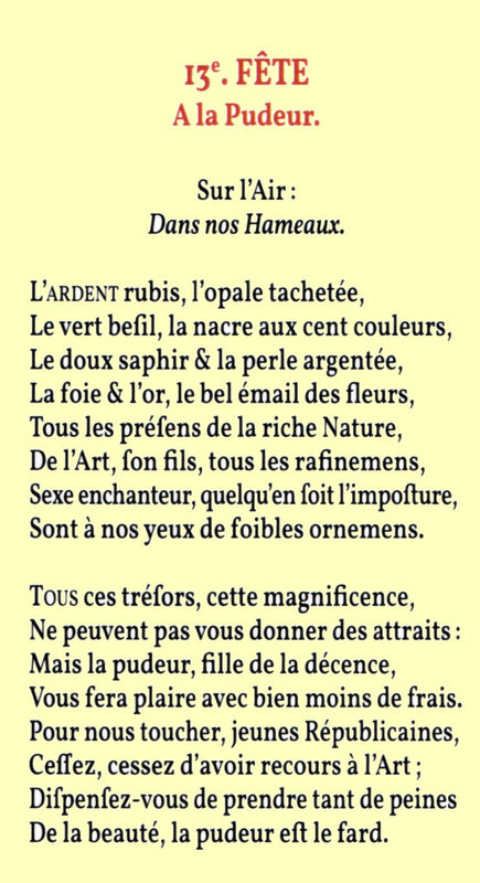 10 pluviôse hymne à la pudeur