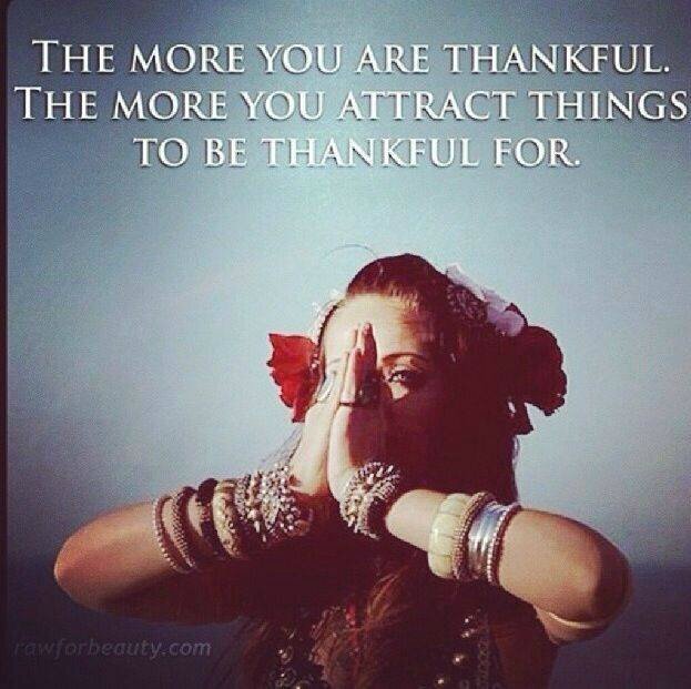 More thankful