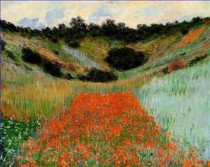 3-Coquelicots-Champ-At-Giverny-II-Claude-Monet