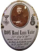 roy raoul louis victor 72ème RI