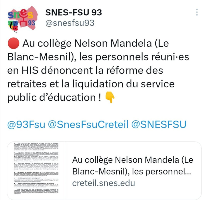 mandela 64 ans c'est non