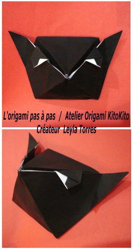 Atelier Origami KitoKito La boîte du chat