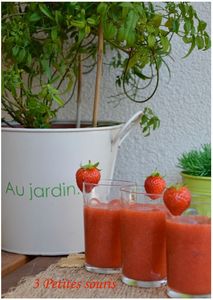 soupe de fraises