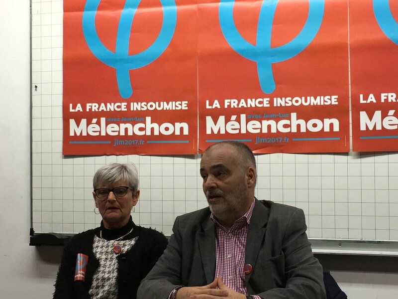 Patrick Grimbert Claudine Santier candidat France Insoumise sud Manche législatives 2017 Granville Avranches